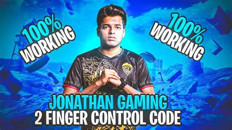 Jonathan Control Code Jonathan Sensitivity Code Bgmi Jonathan