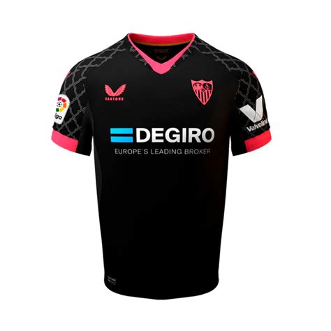 Maillot Castore Sevilla FC Tercera Equipación 2022 2023 Black Fútbol