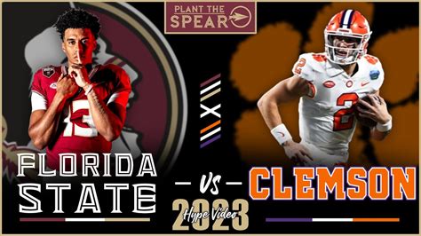 Florida State Vs Clemson 2023 Hype Video Youtube