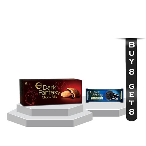 Buy Pack Of Pcs Sunfeast Dark Fantasy Choco Fills Biscuit Gm Get