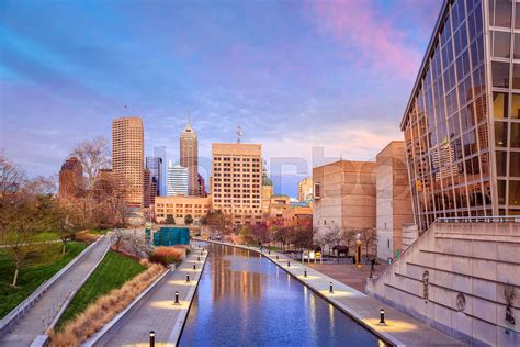 Downtown Indianapolis skyline | Stock image | Colourbox