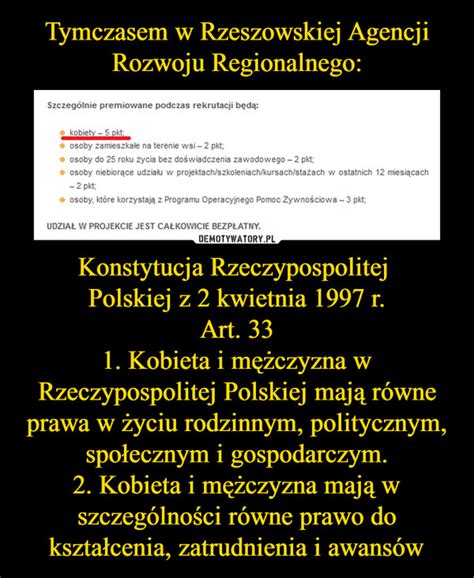 Tymczasem W Rzeszowskiej Agencji Rozwoju Regionalnego Konstytucja