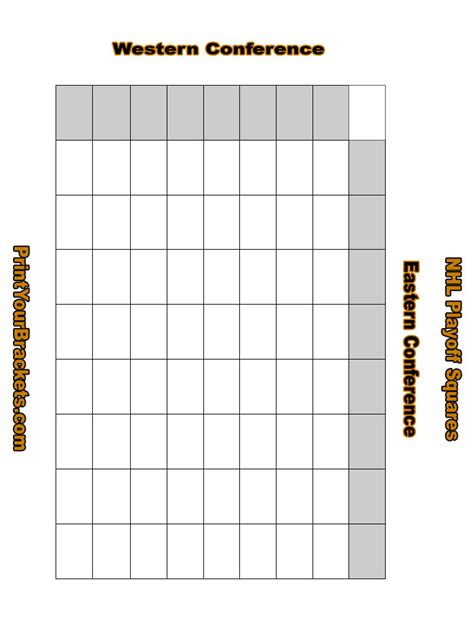 Nhl Playoff Squares