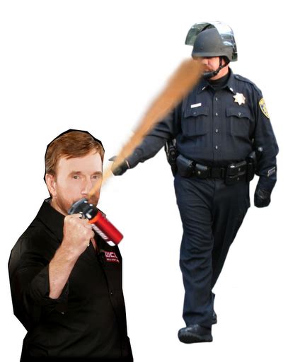 Image 203815 Casually Pepper Spray Everything Cop Know Your Meme