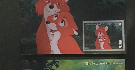 我的迪士尼郵票My Disney Stamp 狐狸與獵犬 THE FOX AND THE HOUND