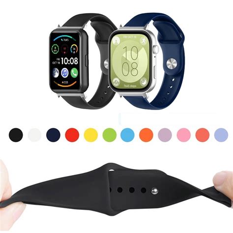 Soft Silicone Strap for Huawei Watch Fit 2 3/ Fit New /SE /Special ...