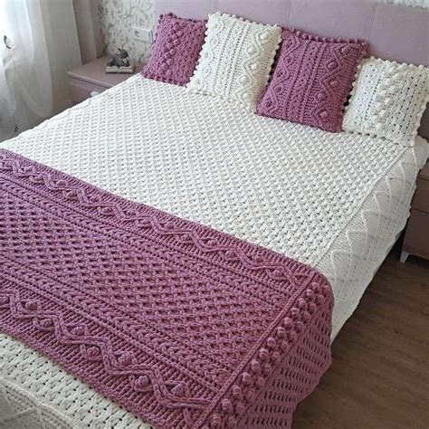 Bed Runner Pattern Bed Runner Scarf Cable Knit Blanket Pattern