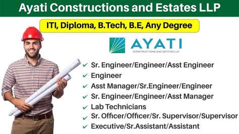 Ayati Constructions And Estates LLP Hiring 2024 Walk In Interview In