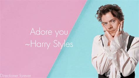 Harry Styles Adore You Lyrics Youtube