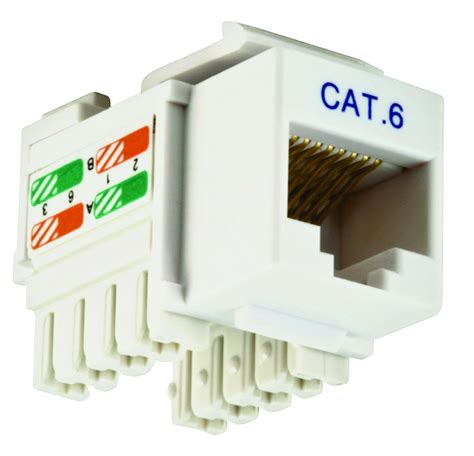 Keystone Jack Rj 45 Cat 6 De Computacion Conectores