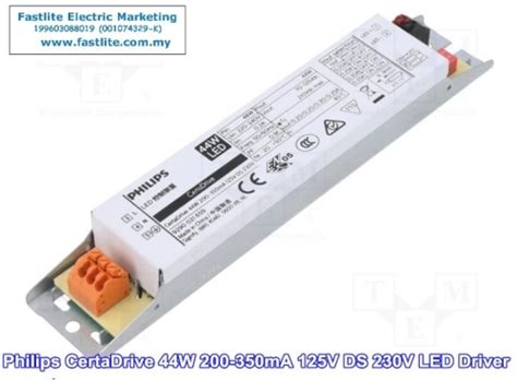 Philips Certadive 44w 200 350ma 125v Ds 230v Led Driver Kuala Lumpur