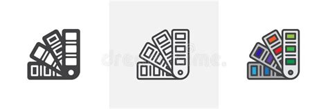 Pantone Solid Coated stock vector. Illustration of colorful - 5329946 