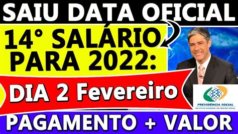 Vit Riaaa Sal Rio Dia De Fevereiro Data Foi Confirmada Inss