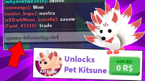 This Secret Code Gives You Free Legendary Kitsune Pet Trying It