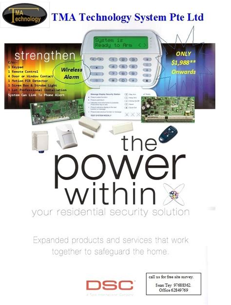DSC Wireless Alarm DSC Alarm Security Burglar Alarm System Singapore ...