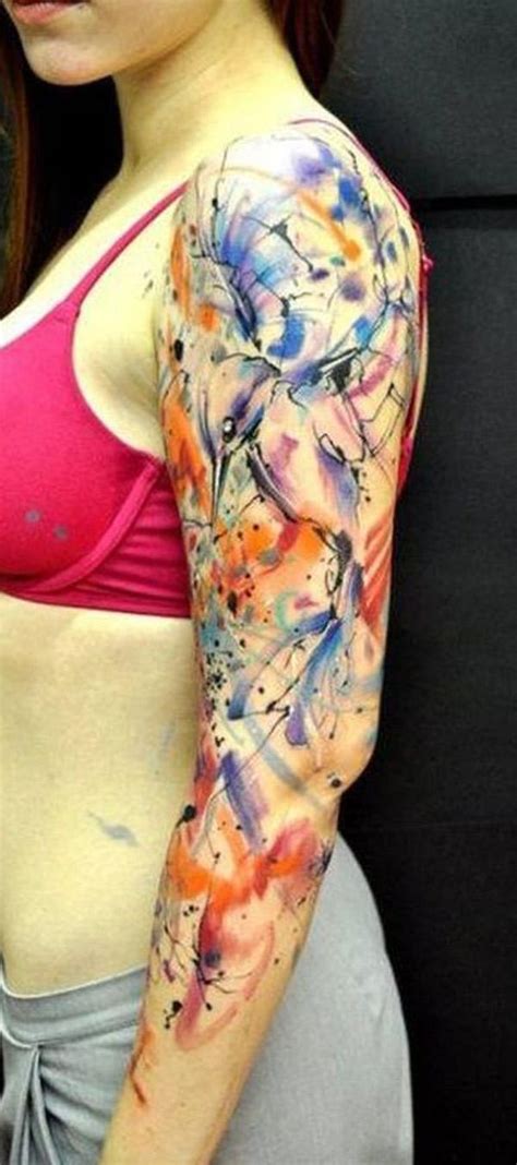 Examples Of Watercolor Tattoo Art And Design