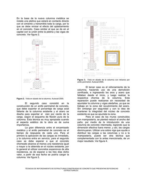 Tecnicas Reforzamiento Estructuras Construidas Concreto Deficiencias