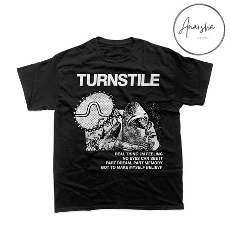 Turnstile T Shirt Turnstile Tee Turnstile Merchandise Etsy Shirts