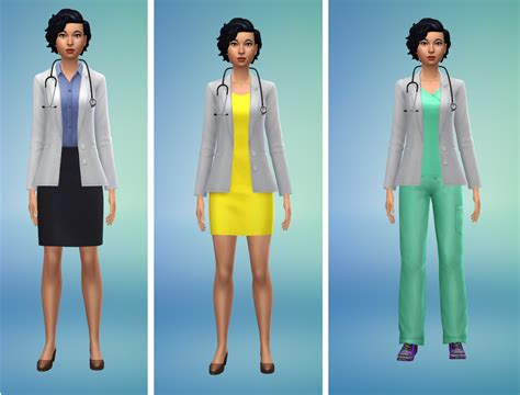 Sims 4 Doctor Outfit Cc