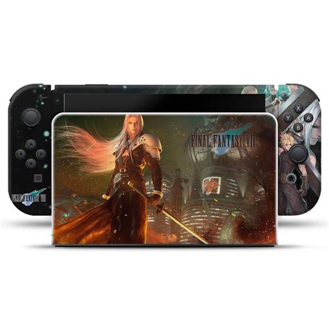 Skin Nintendo Switch Oled Adesivo Final Fantasy Vii Remake Submarino