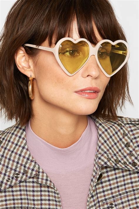 Gucci Heart Shaped Acetate Sunglasses Best Summer Sunglasses 2018 Popsugar Fashion Photo 5