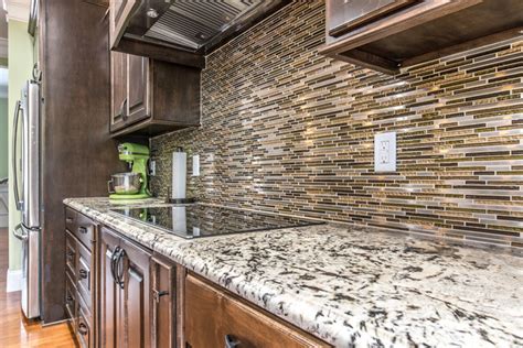 Delicatus White Granite Kitchen Countertops Traditional Kitchen