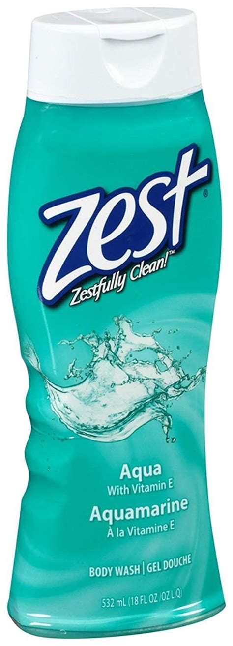 Zest Body Wash Aqua