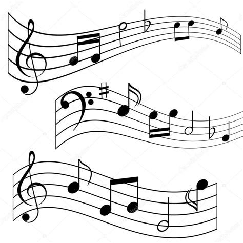 Notas Musicais Vetor De Stock Soleilc