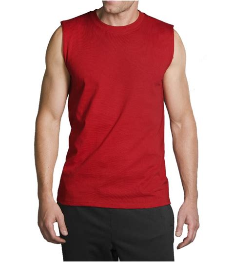 Muscle Sleeveless Workout Shirts Tank Tops For Men Athletic Gym