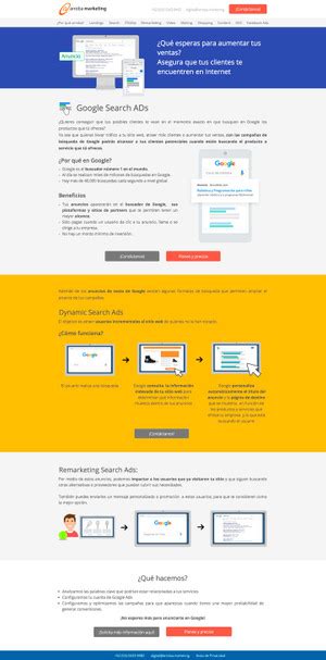 Landing Pages Arroba Marketing