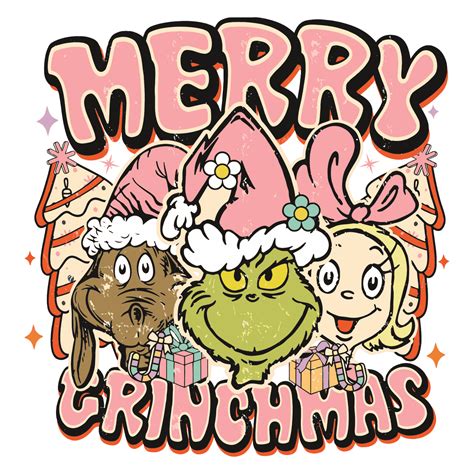 Merry Grinchmas Max Cindy Lou Who SVG Inspire Uplift