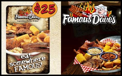 Famous Daves Coupons Famous Daves Eat Feast