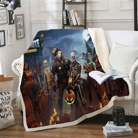 Fortnite Game 1 Fleece Blanket Fortnite Game T Lover Comfy Sofa Throw Blanket Let The