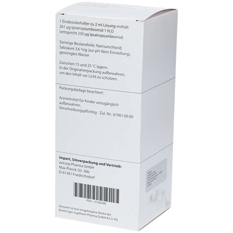 Atrovent 250 µg2 Ml 50x2 Ml Mit Dem E Rezept Kaufen Shop Apotheke