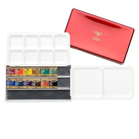 Holbein Artists Watercolor Palm Box Set Of Half Pans Jerry S