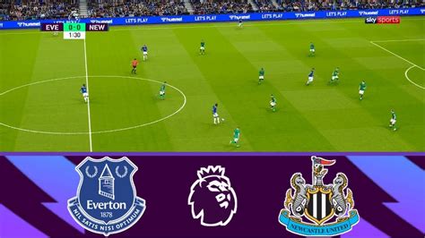 Everton Vs Newcastle United Premier League 2023 2024 Football Life