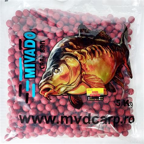 Boilies Red Squid Mivado Carp Baits