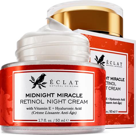 Amazon.com: Retinol Night Cream - 2.5% Retinol with 2.5% Hyaluronic ...