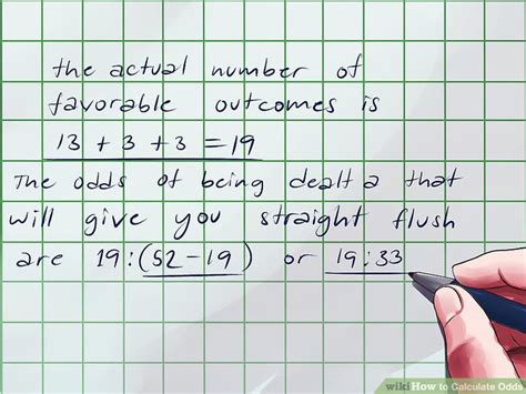 How To Calculate Odds With Cheat Sheets Wikihow