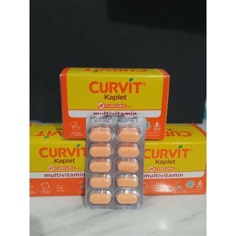 Jual Curvit Kaplet Multivitamin Shopee Indonesia