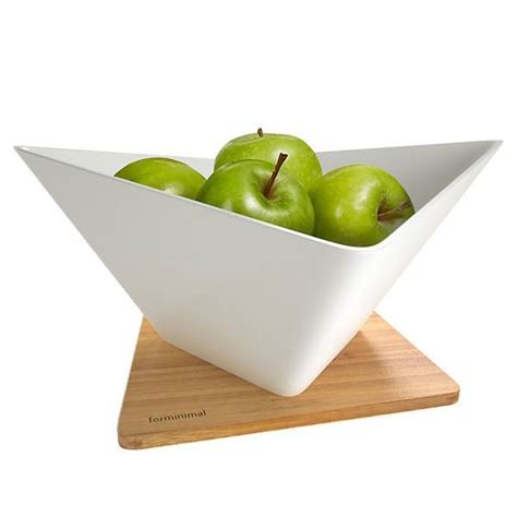 Forminimal Draining Fruit Bowl And Mat Designer Colander Lawn Bowls