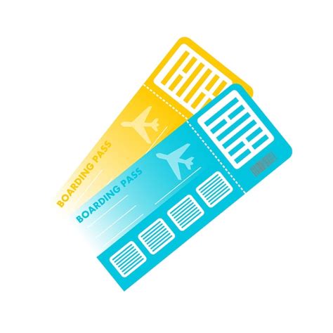 Premium Vector International Passport With Tickets Air Travel Concept