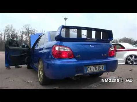 KRASSER SOUND 500bhp Subaru Impreza STi Turbo Anti Lag Backfiring