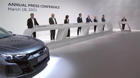 Audi Jahrespressekonferenz 2021 Video Audi Mediacenter