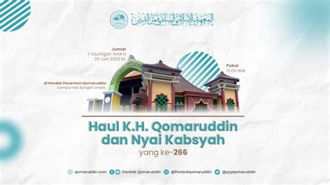 HAUL KIAI QOMARUDDIN DAN MBAH NYAI KE 266 YouTube