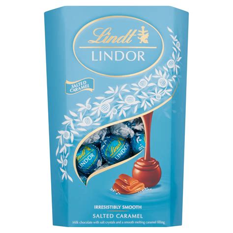 Lindt Lindor Salted Caramel Cornet 337 G Storefront En