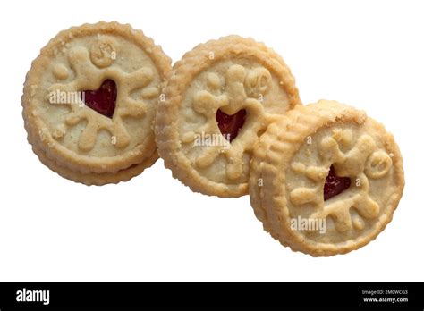 Three Jammie Dodgers Minis Raspberry Flavour Removed From Pack Isolated