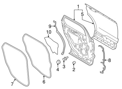 Door Components For Lincoln Mkx Genuine Oem Ford Parts