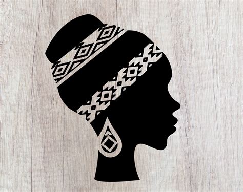 Africa Woman Svg Africa Svg Afro Lady Svg Woman Svg Black Etsy