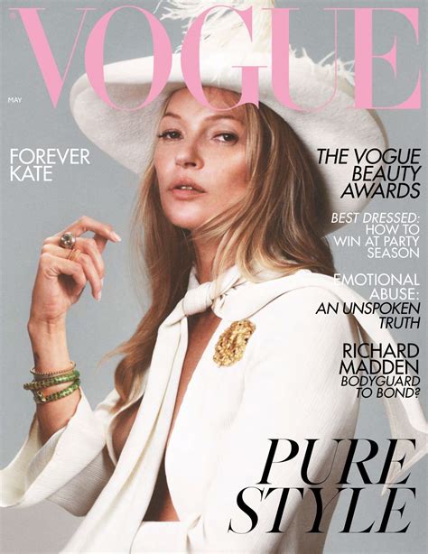 KATE MOSS in Vogue Magazine, UK May 2019 – HawtCelebs